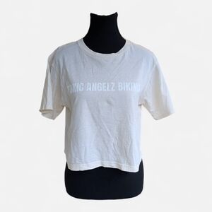 🦋 RARE Toxic Angelz Bikinis Team Athlete Crop | Baby Tee S